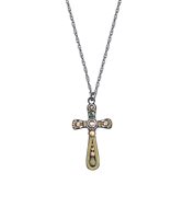 Collana Ayala Bar Donna Cross in Lega metallica C5014